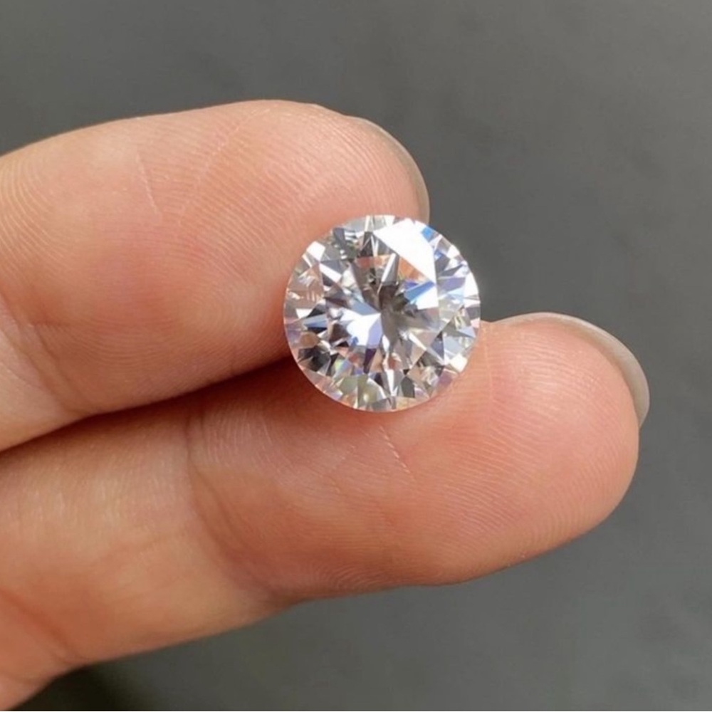 5ct Vvs Round Brilliant Cut Moissanite Sparkling Loose Stone For Wedding Ring